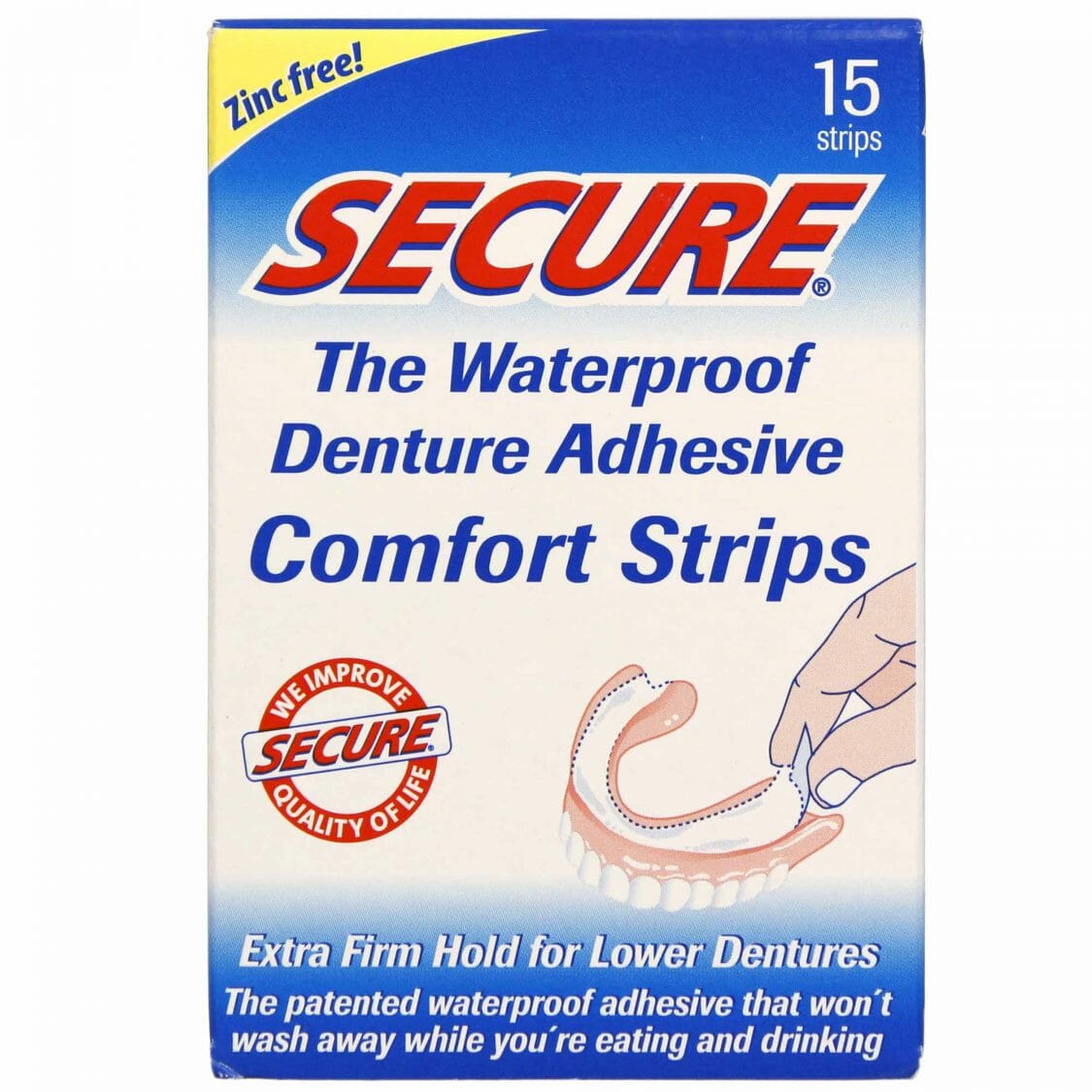 SECURE Adhesive Strips